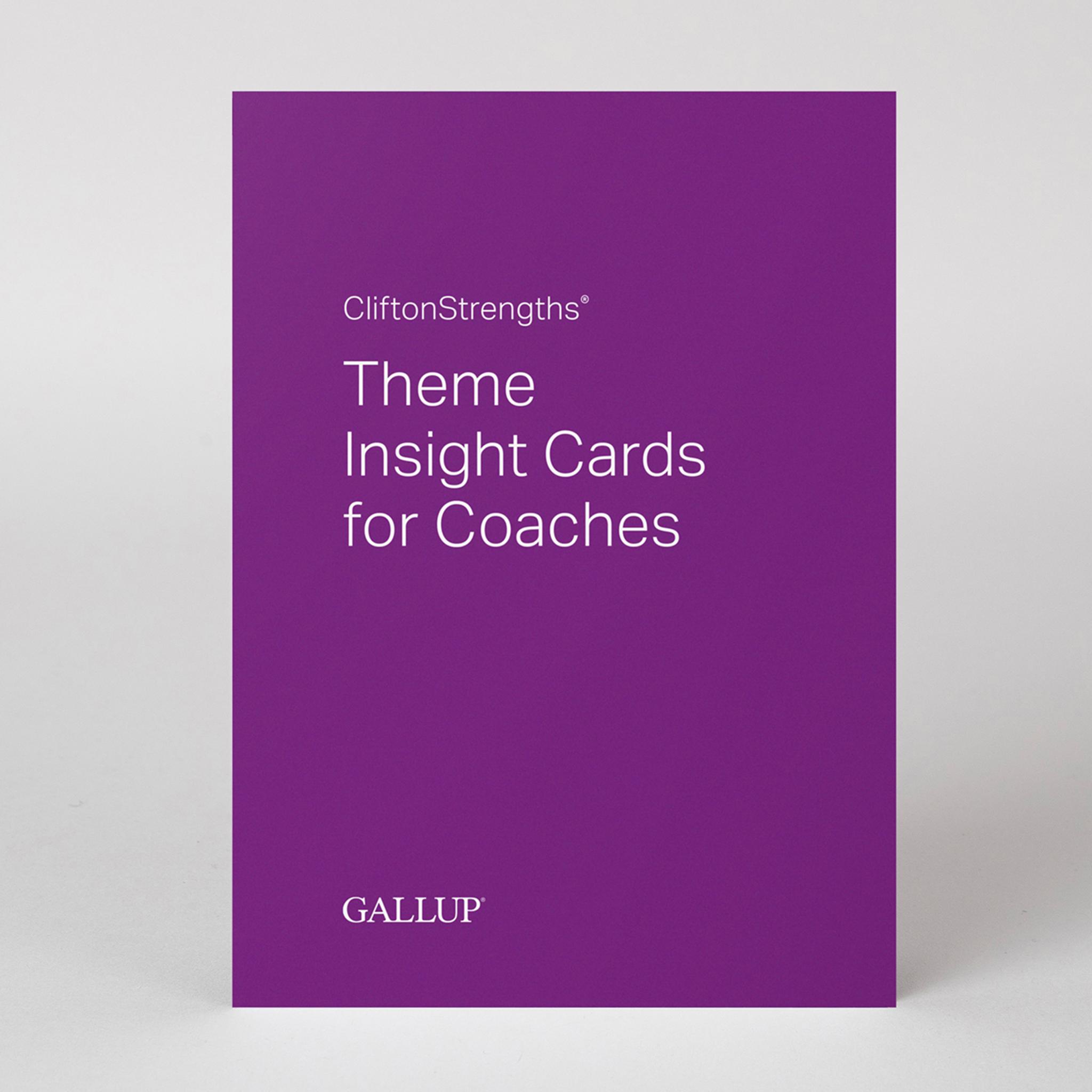 CliftonStrengths Theme Insights Cards for Coaches (Print) en us Gallup