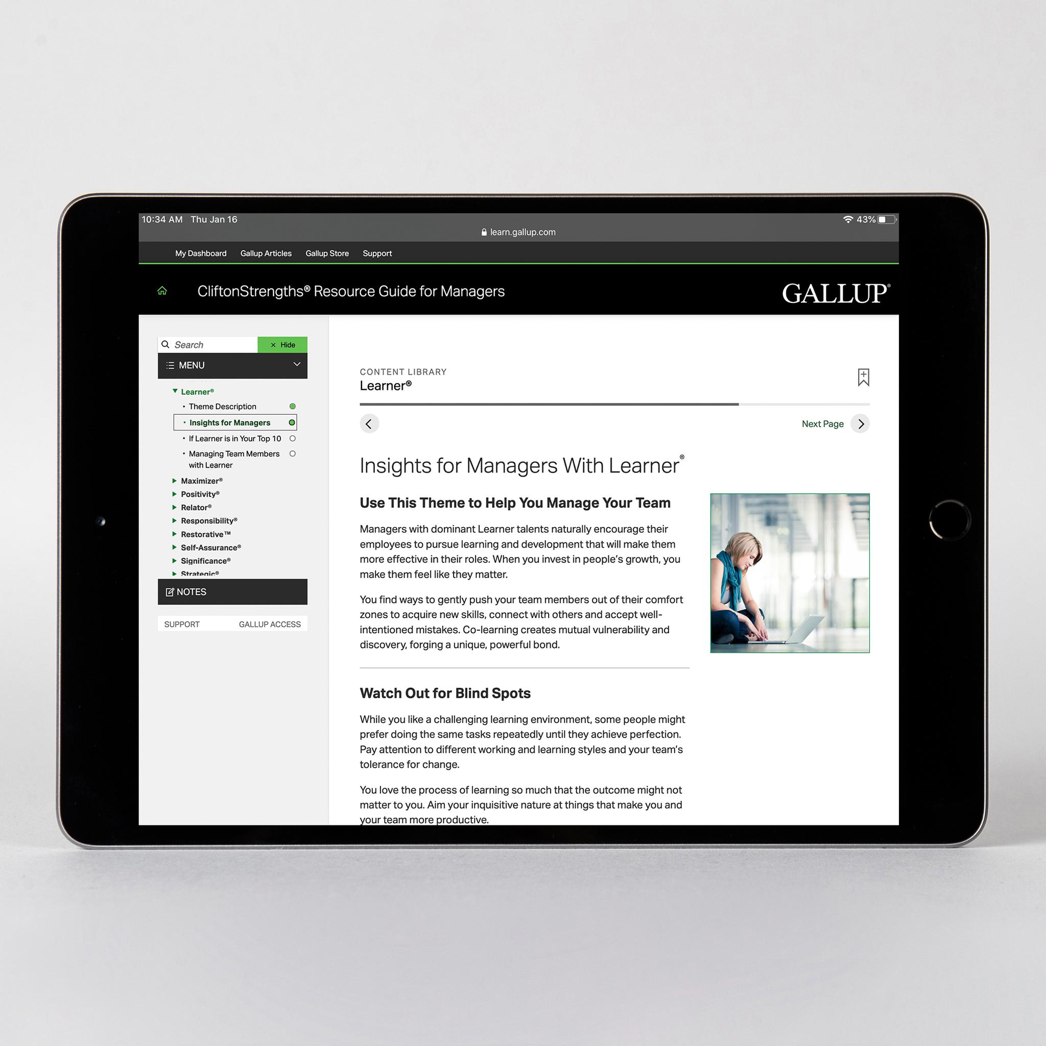 CliftonStrengths Resource Guide for Managers (Digital) en us Gallup